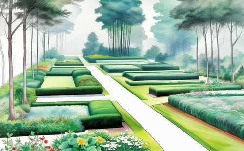 What is the perimeter of a rectangular agricultural scenic garden that is 6 kilometers long?