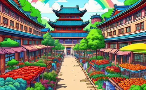 What is the specific situation of Hunan Agricultural University Hongqi Market?