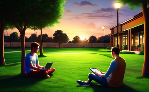 What typically includes an Internet-based startup project for college students?