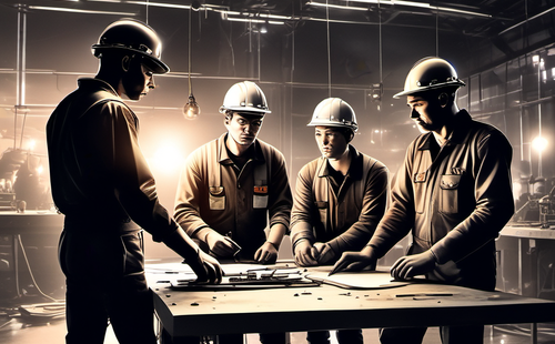 What are the key points of the reform in the construction of industrial worker teams?