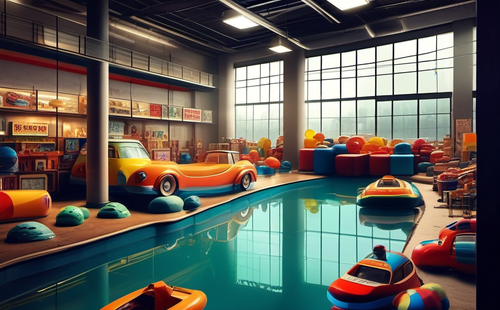 Where can I find a wholesale market for children's large toys?
