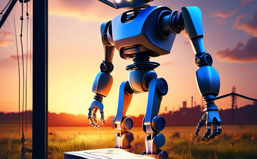 In which fields is industrial robot technology mainly applied?