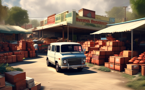 Where can I find a second-hand truck trading market?