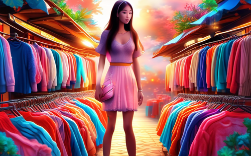 Where can I find wholesale clothes from Dalang Knitted Market?
